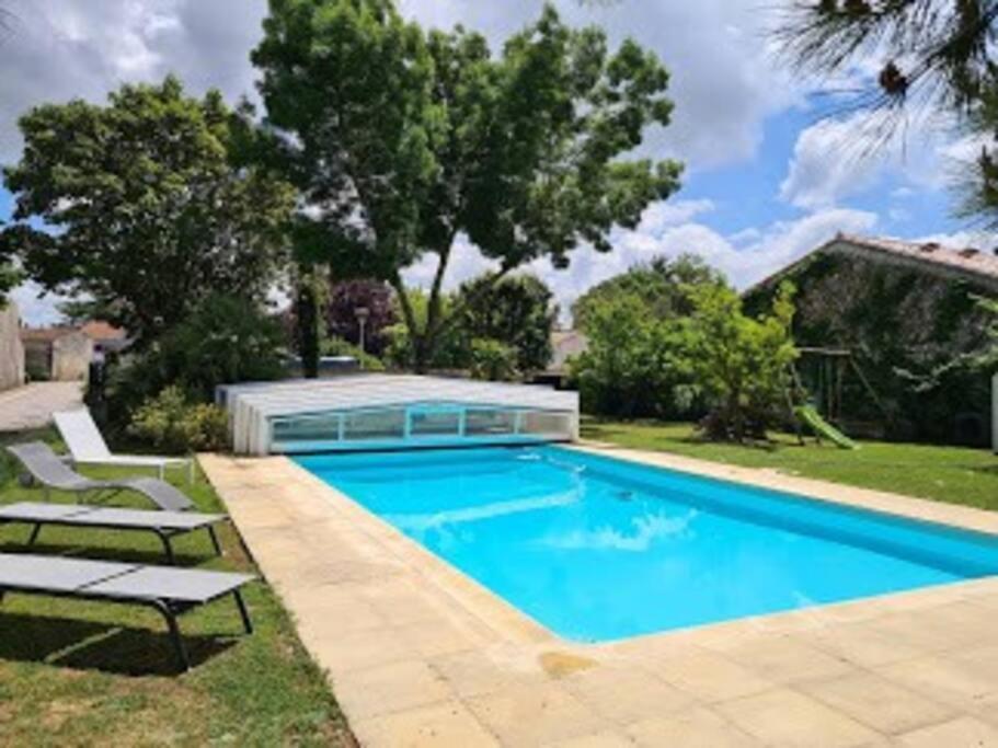 Gite 2-4 Couchages Situe Dans Un Magnifique Jardin Saint-Vivien  Luaran gambar